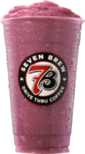 blue pomegranate smoothies